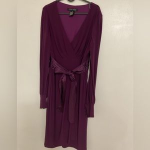 Ann Klein dress size 10 purple